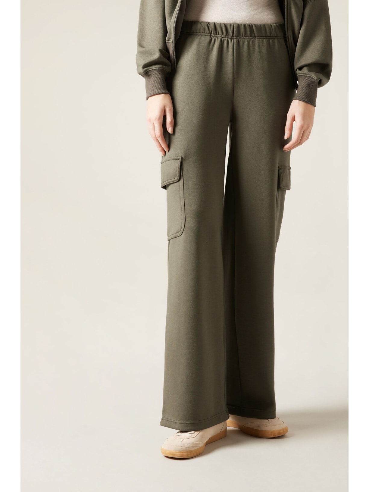 Calça Cargo Lux Lounge Verde Calzedonia