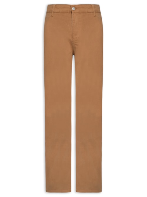 Calça Chino Masculina Slim Fit Scanton - Bege