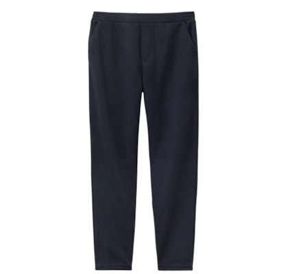 Calça Com Efeito Lã - Azul