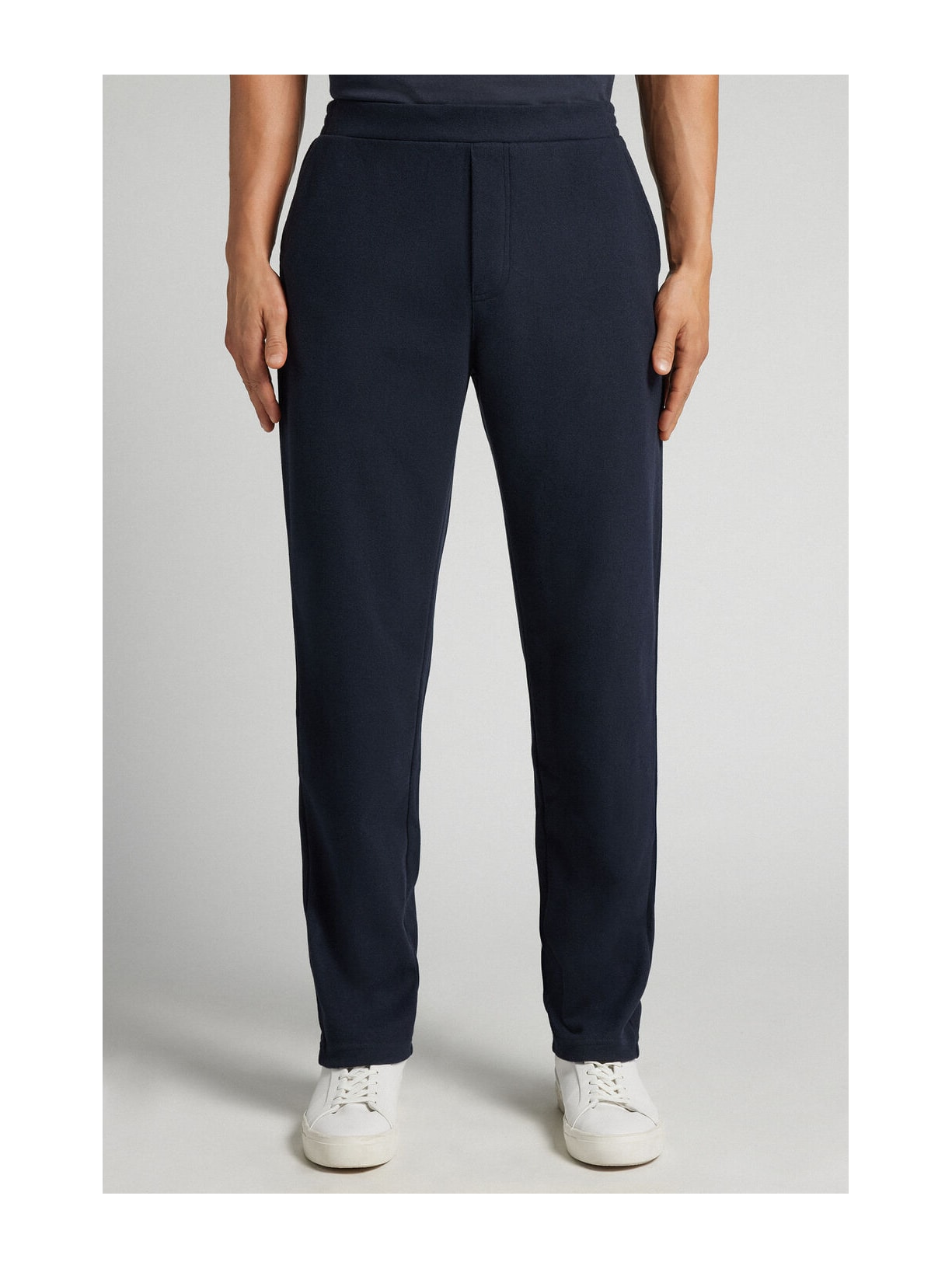 Calça Com Efeito Lã Azul Intimissimi