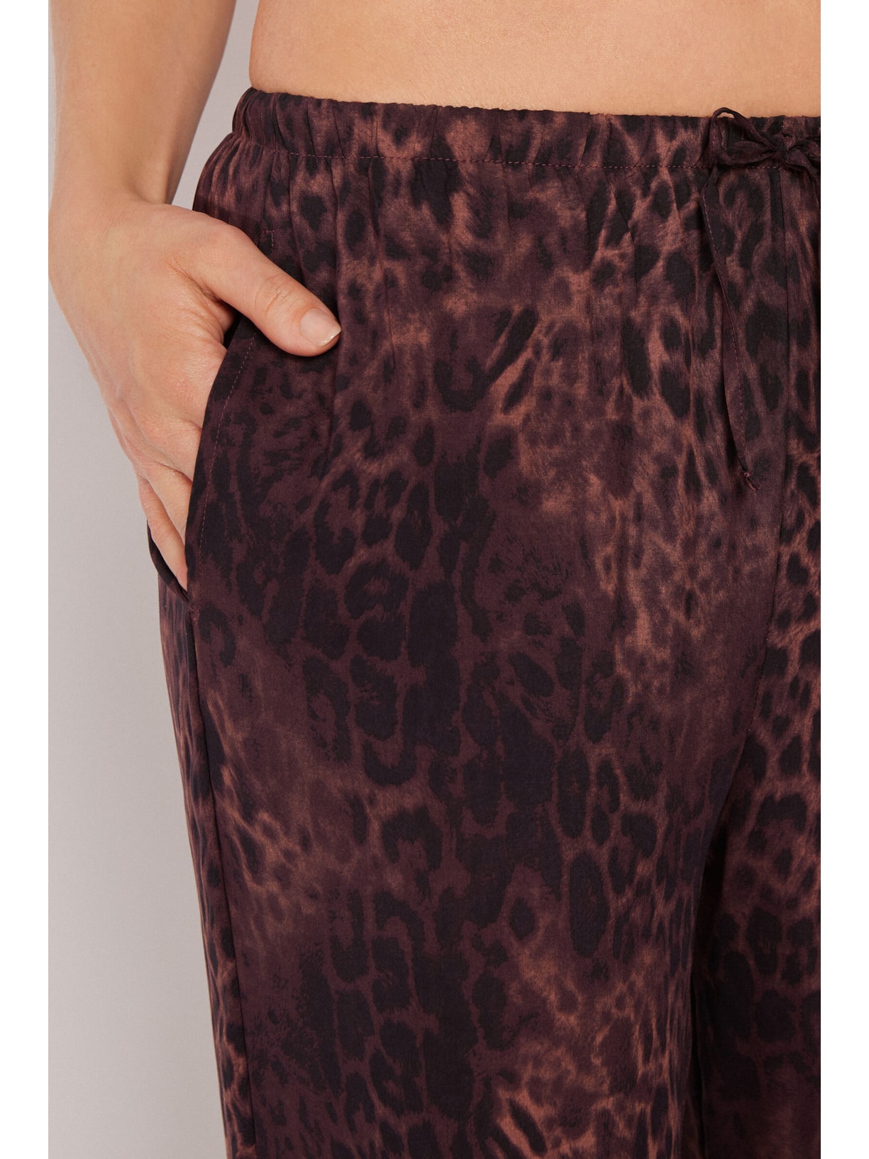 Calça Dark Animalier Marrom Calzedonia