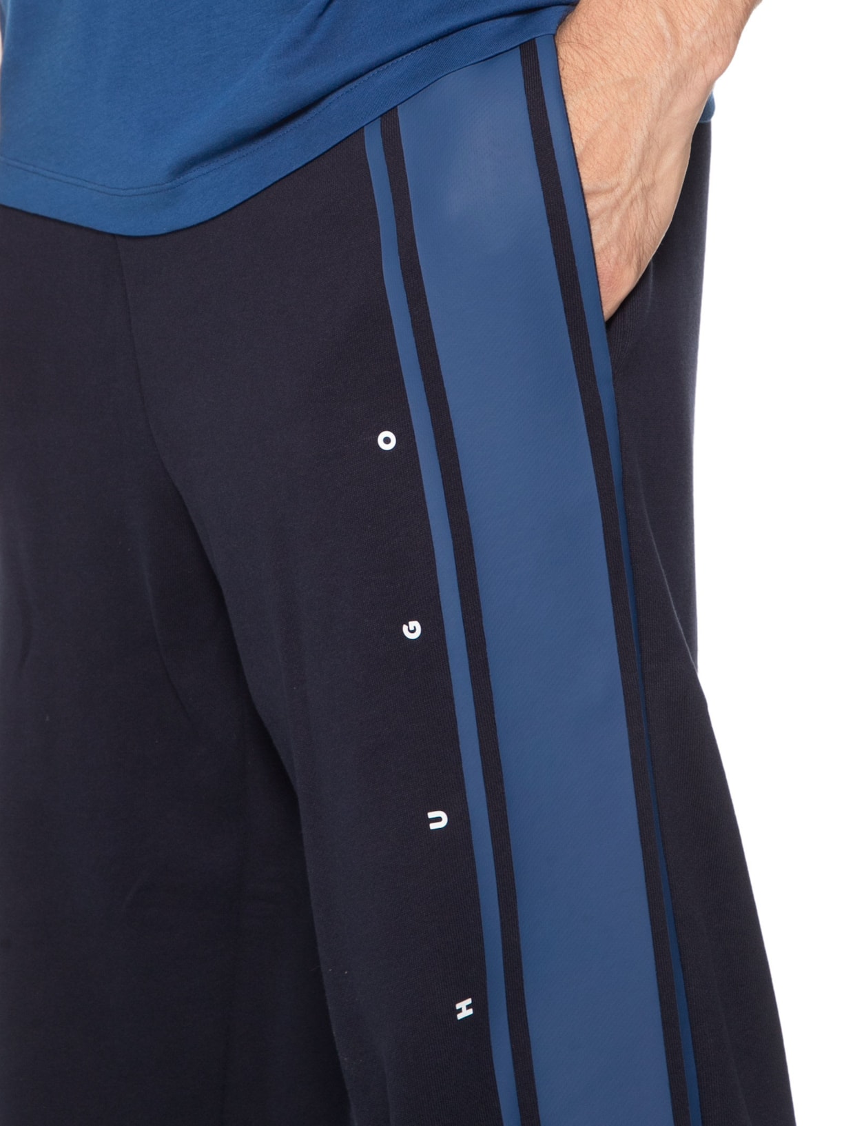 Calça De Moletom Masculina Demsipant Azul Hugo