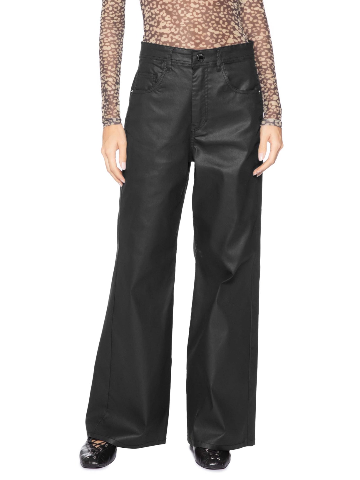 Calça de Sarja Feminina Preto Animale