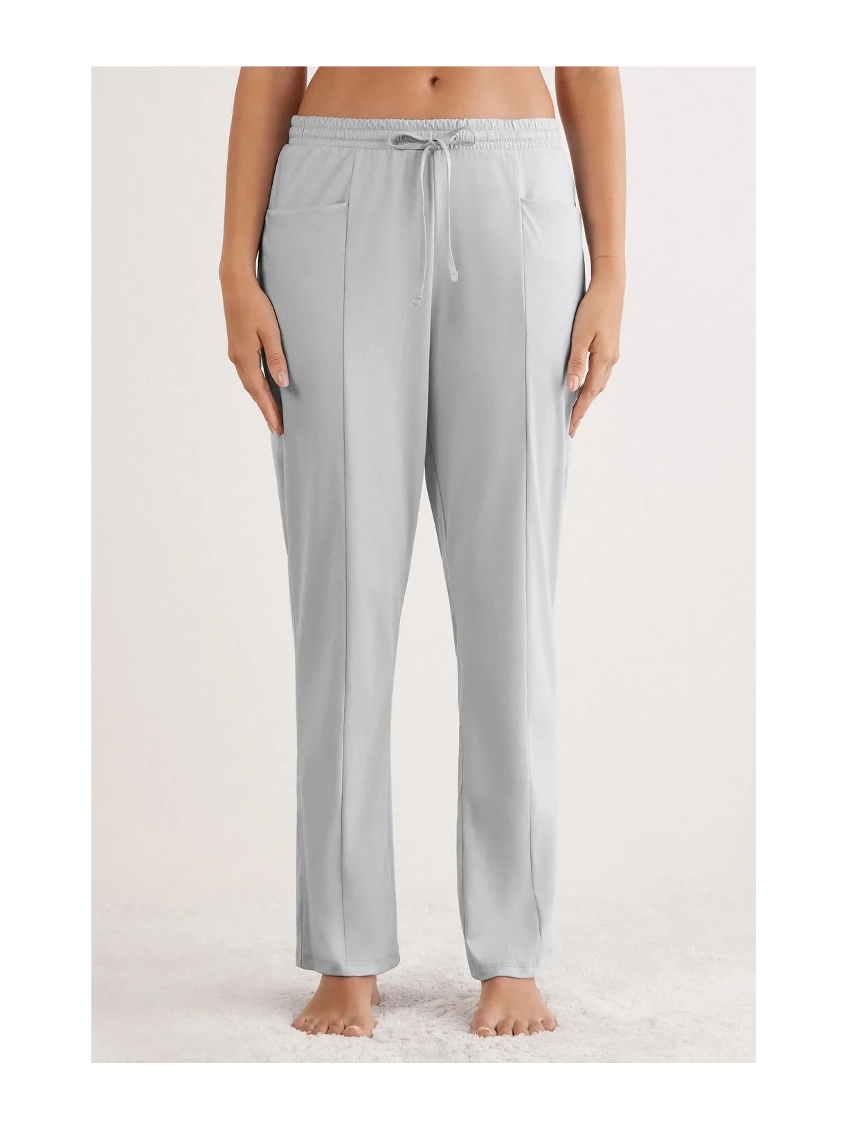 Calça Em Algodão Elevated Cotton Cinza Intimissimi