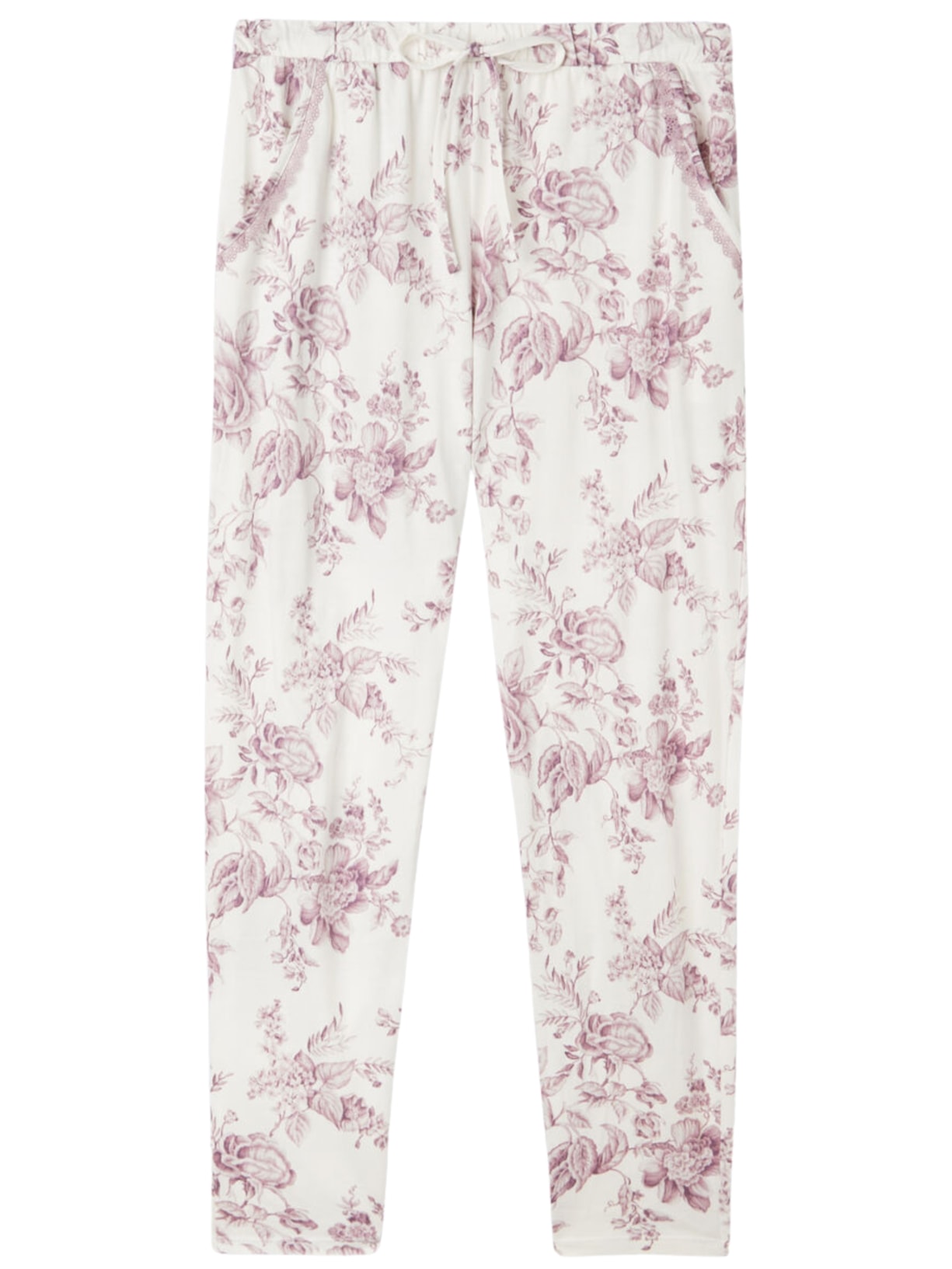 Calça Em Algodão Graceful Simplicity - Roxo