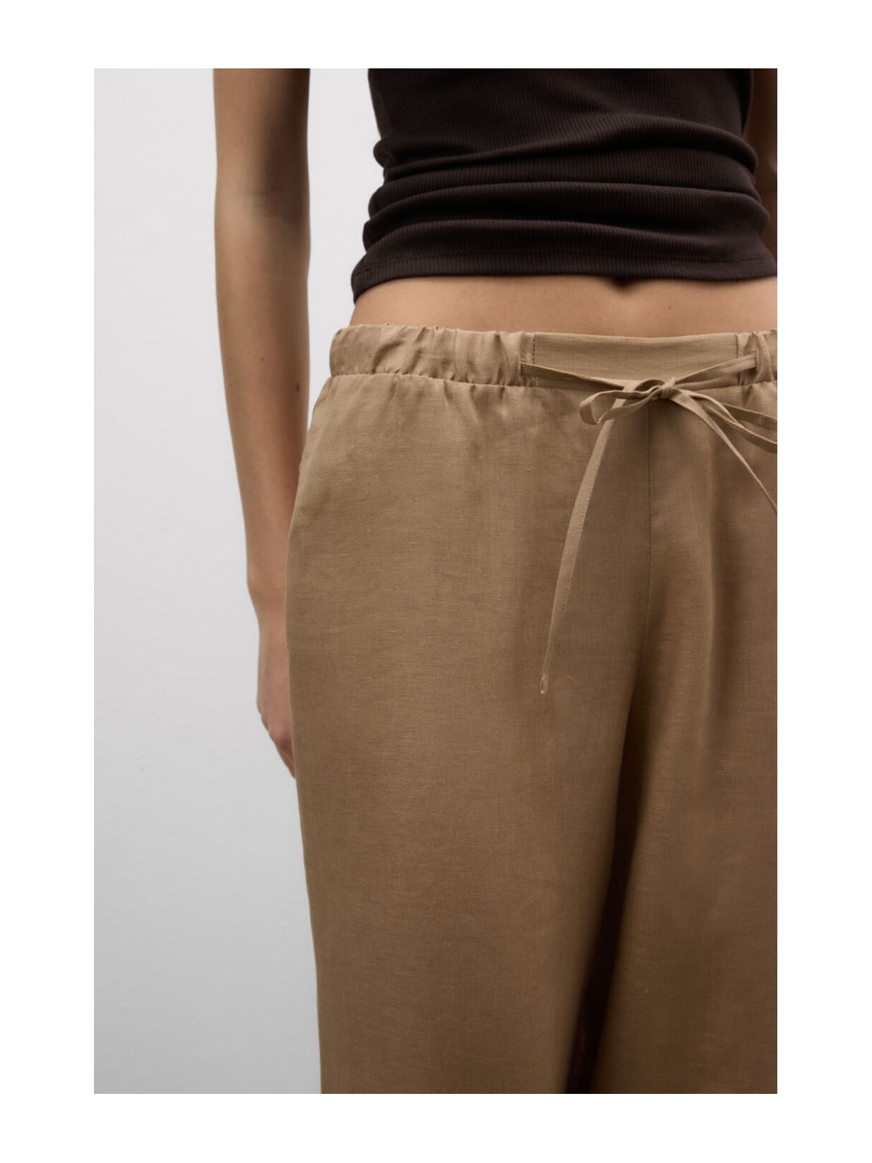 Calça Em Linho Bege Intimissimi