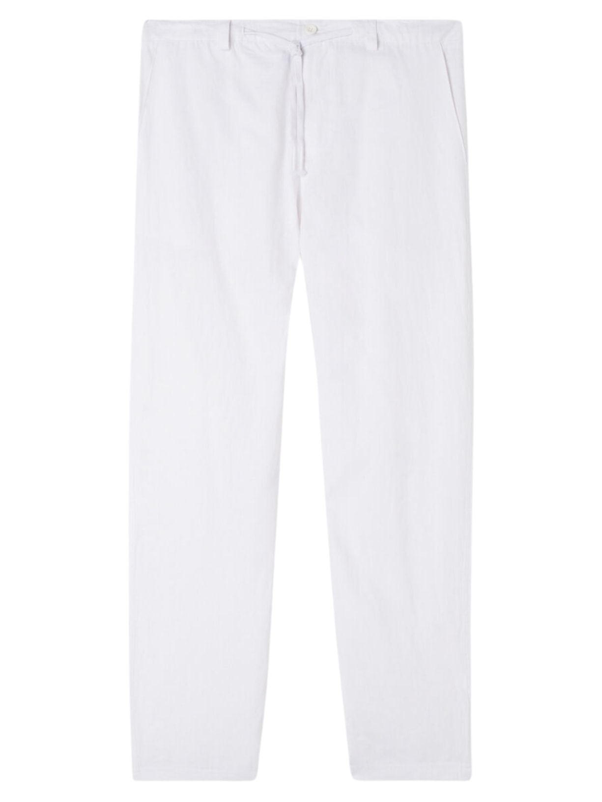Calça Em Linho e Algodão - Branco