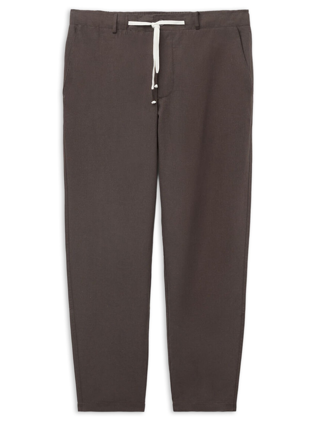 Calça Em Linho e Algodão Marrom Intimissimi