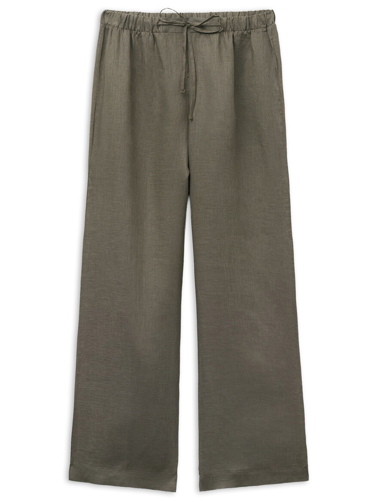 Calça Em Linho The Pure Linen Verde Intimissimi