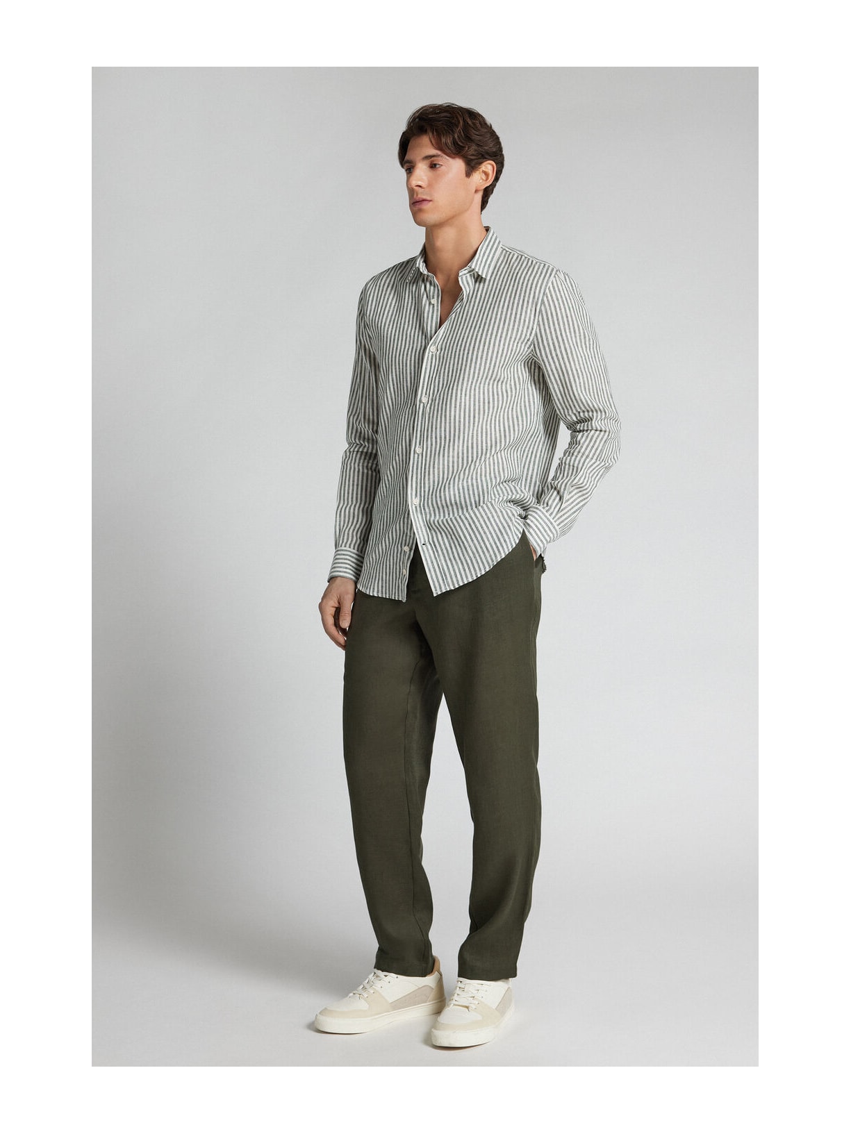 Calça Em Linho Verde Intimissimi