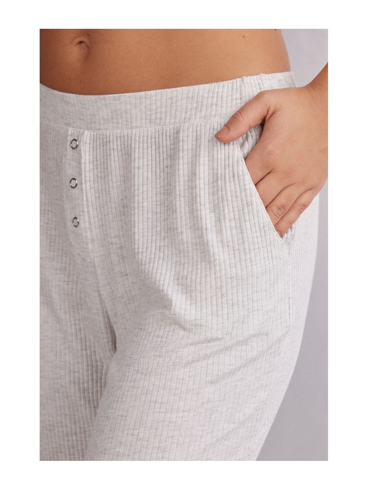 Calça Em Modal Chic Comfort Cinza Intimissimi