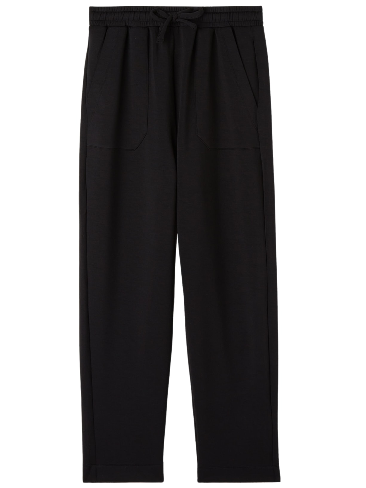 Calça Em Modal Com Bolsos e Cordão Preto Calzedonia