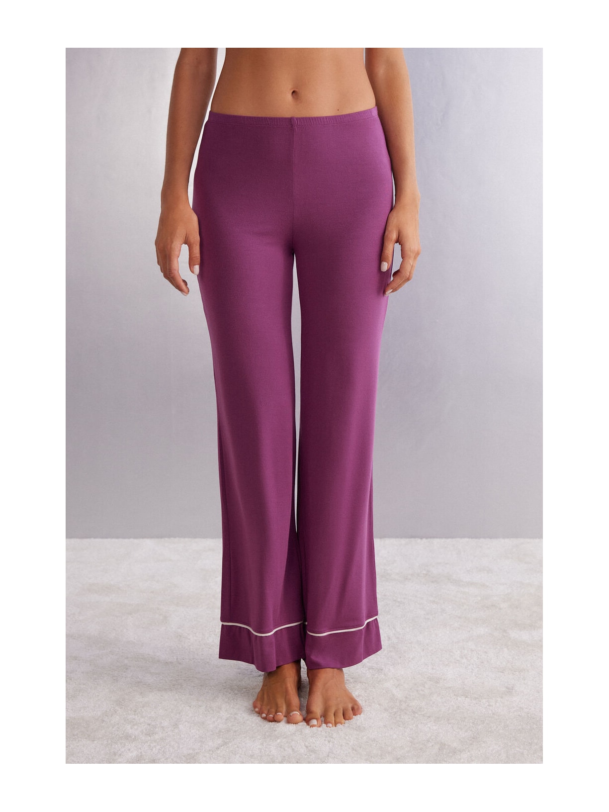 Calça Em Modal Pretty Flower Roxo Intimissimi