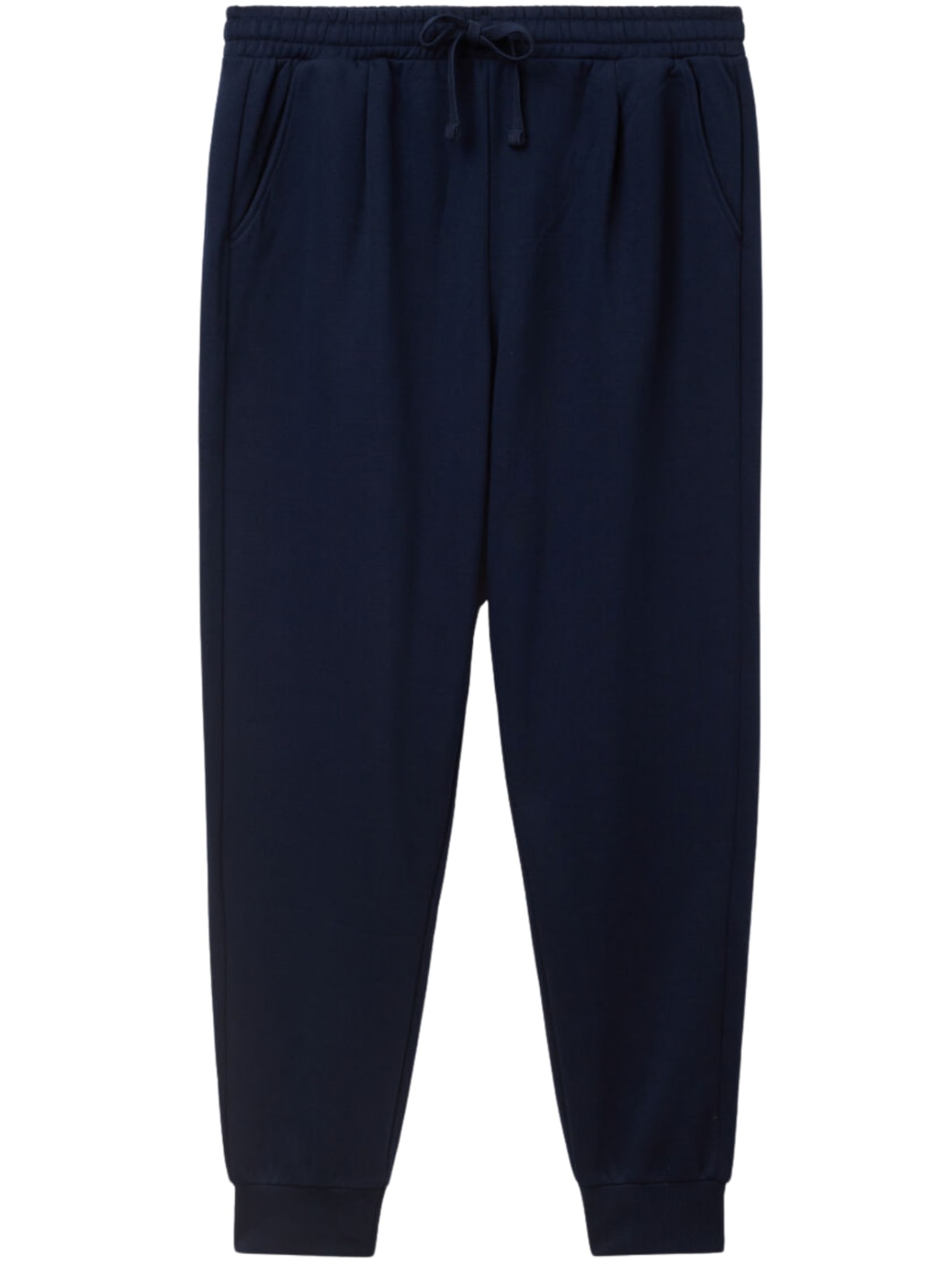 Calça Em Moletom Escovado - Azul