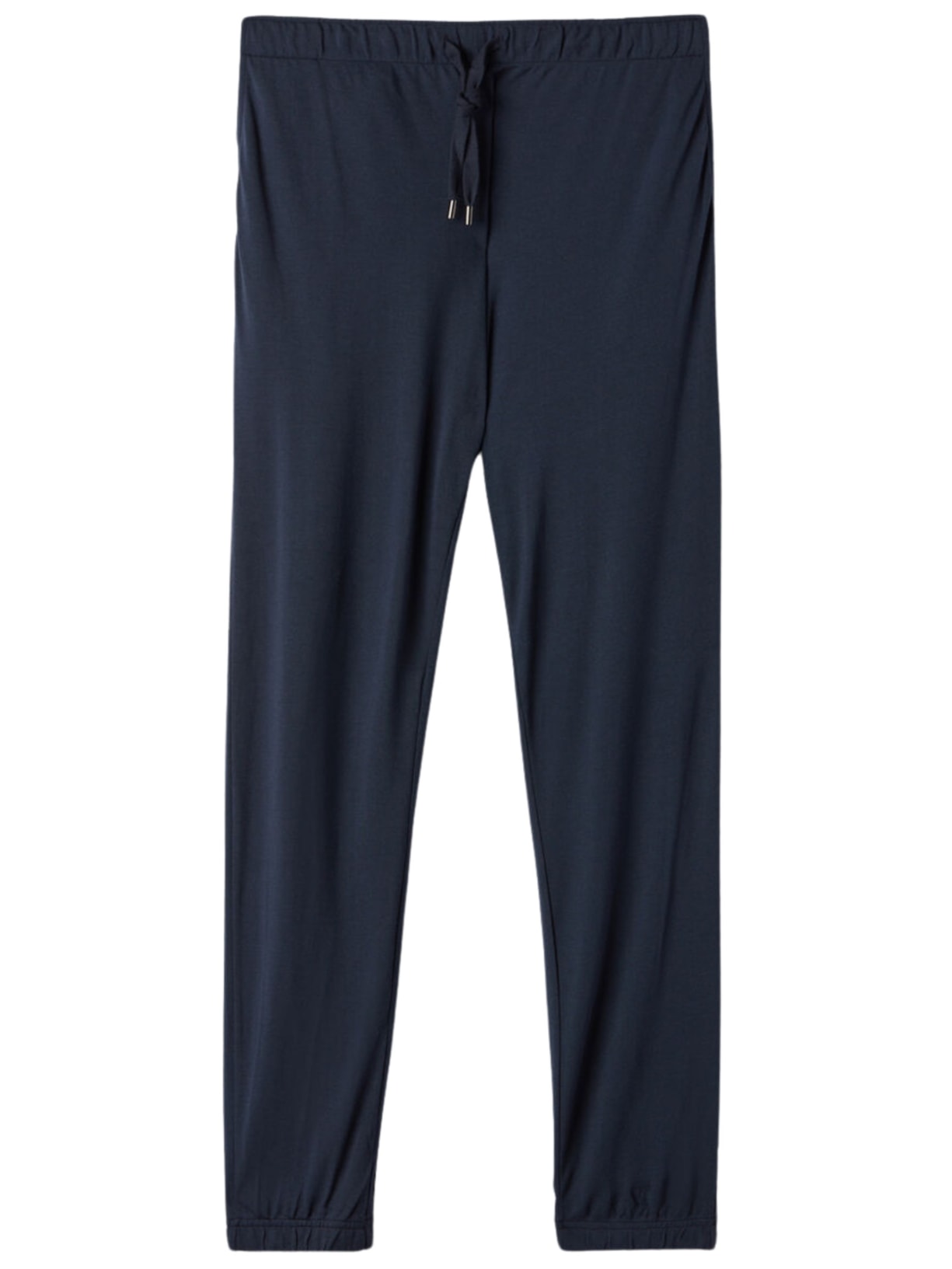 Calça Em Piquet De Modal e Seda - Azul