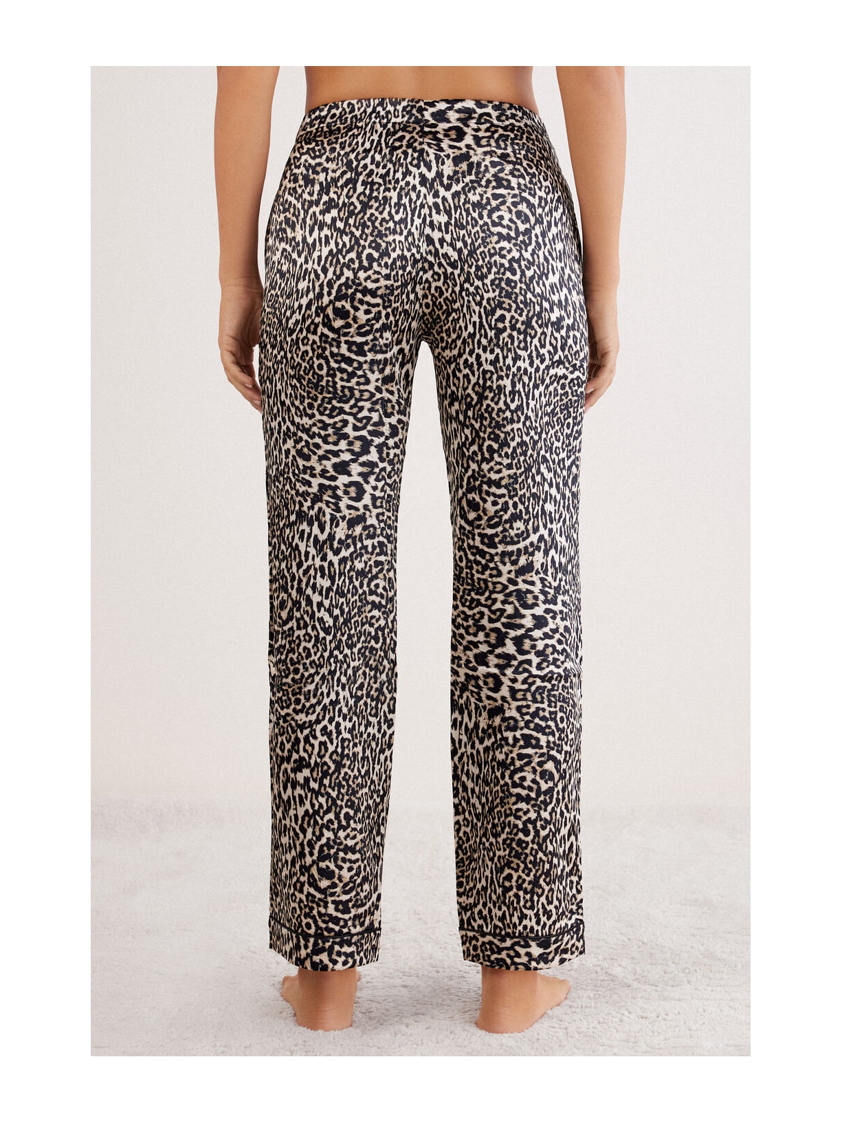 Calça Em Seda a Moment Of Glamour Marrom Intimissimi
