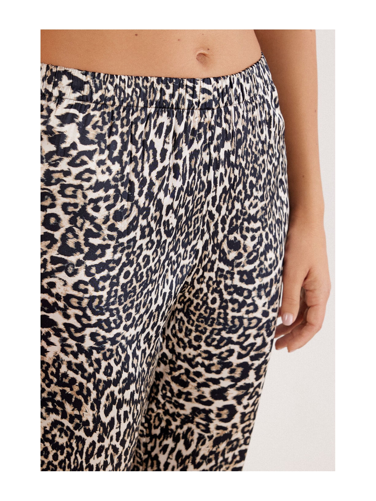 Calça Em Seda a Moment Of Glamour Marrom Intimissimi