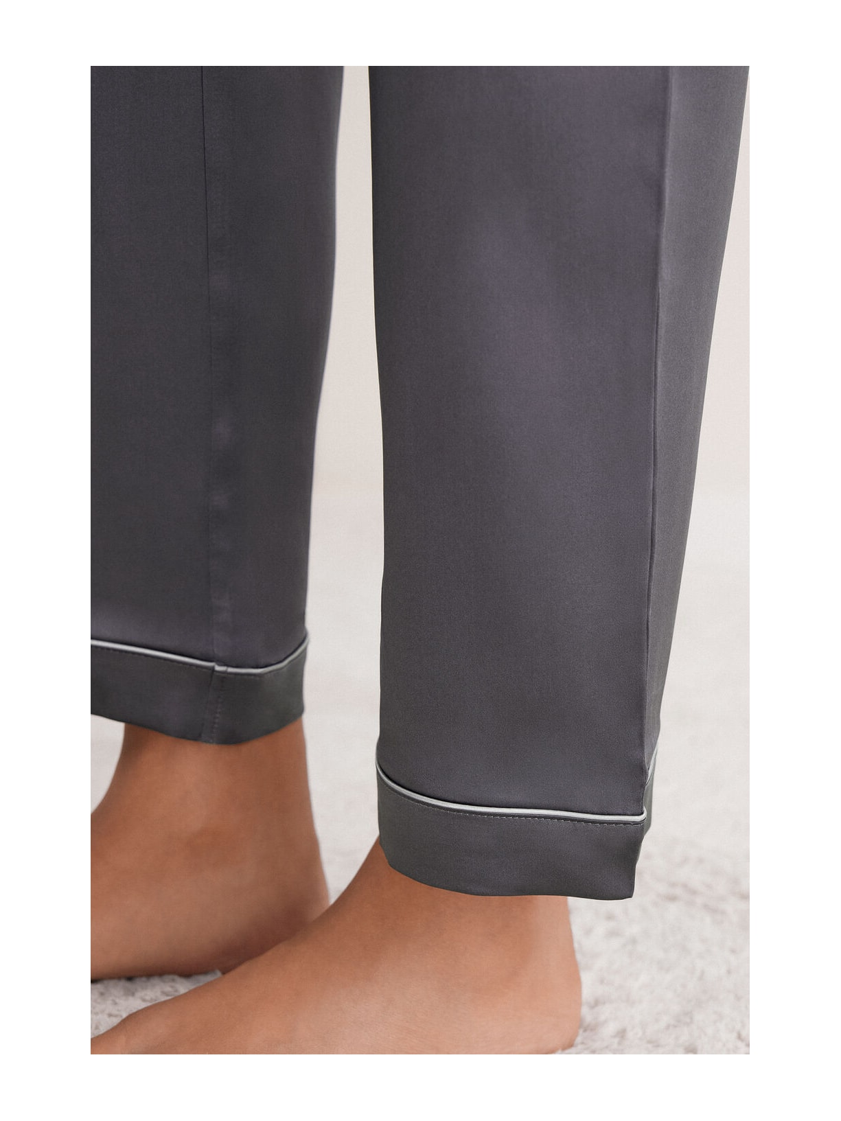 Calça Em Seda Cinza Intimissimi