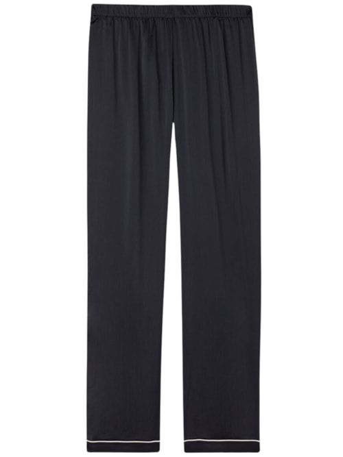Calça Em Seda - Preto
