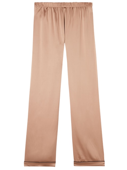 Calça Em Seda - Rosa