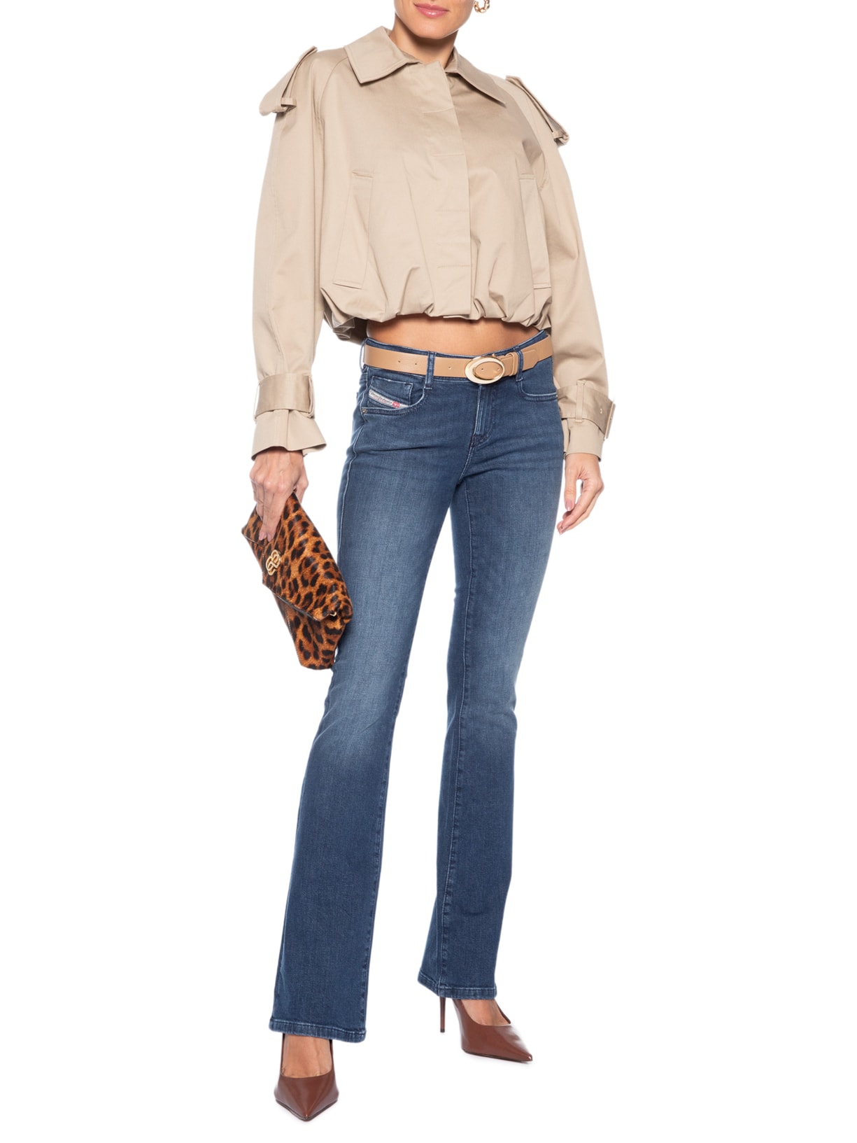 Calça Feminina 1969 D-Ebbey L.32 Azul Diesel