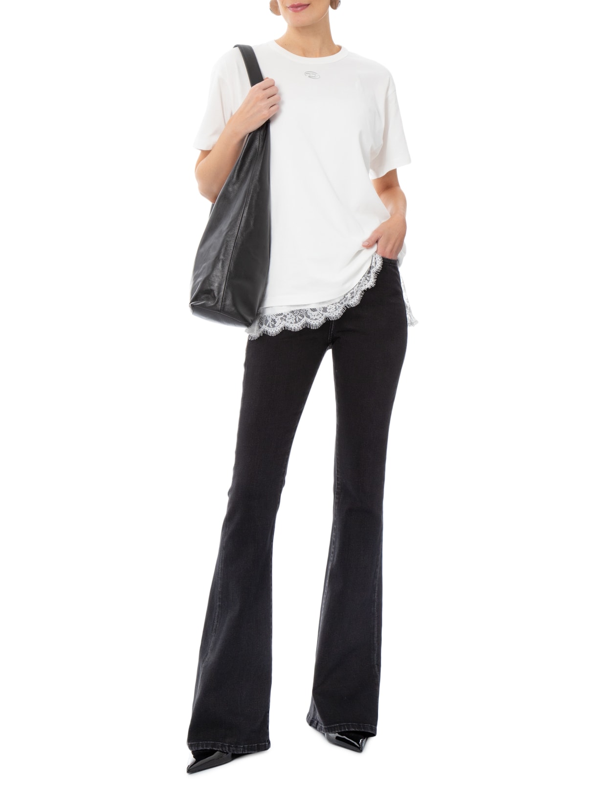 Calça Feminina 1973 D-Partt L.32 Preto Diesel