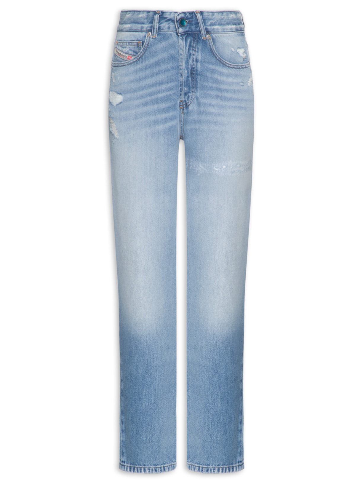 Calça Feminina 1981 D-Sent L.32 Trousers Azul Diesel