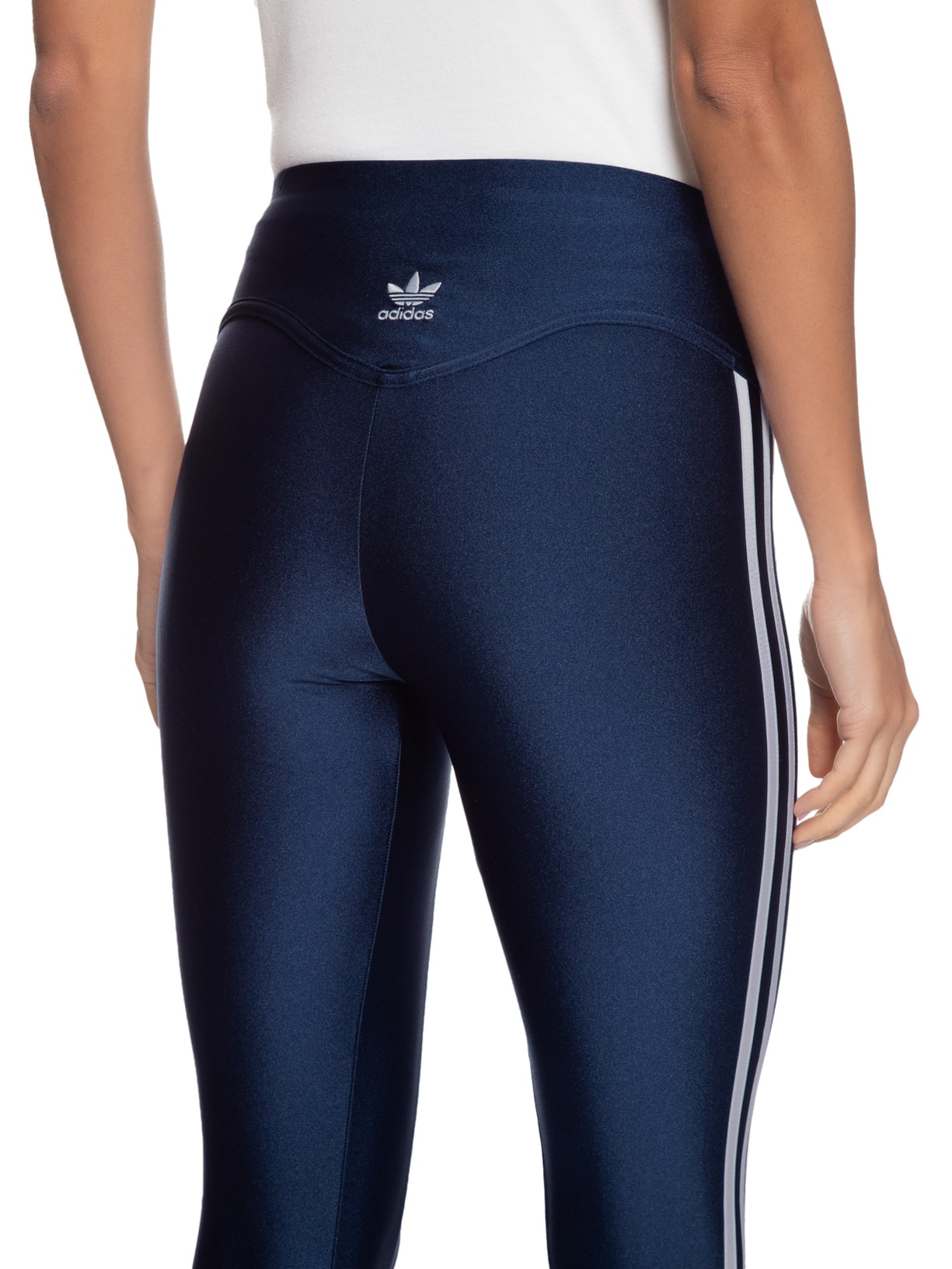 Calça Feminina Stripes Legging Azul ADIDAS ORIGINALS