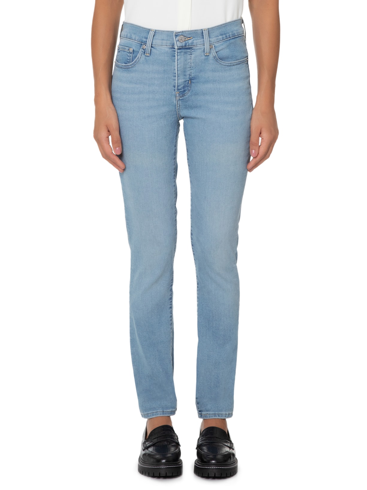 Calça Feminina 311 Shaping Skinny Azul Levi's