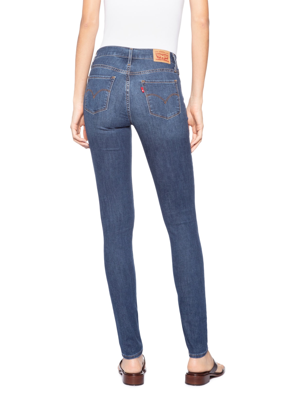 Calça Feminina 311 Shaping Skinny Azul Levi's