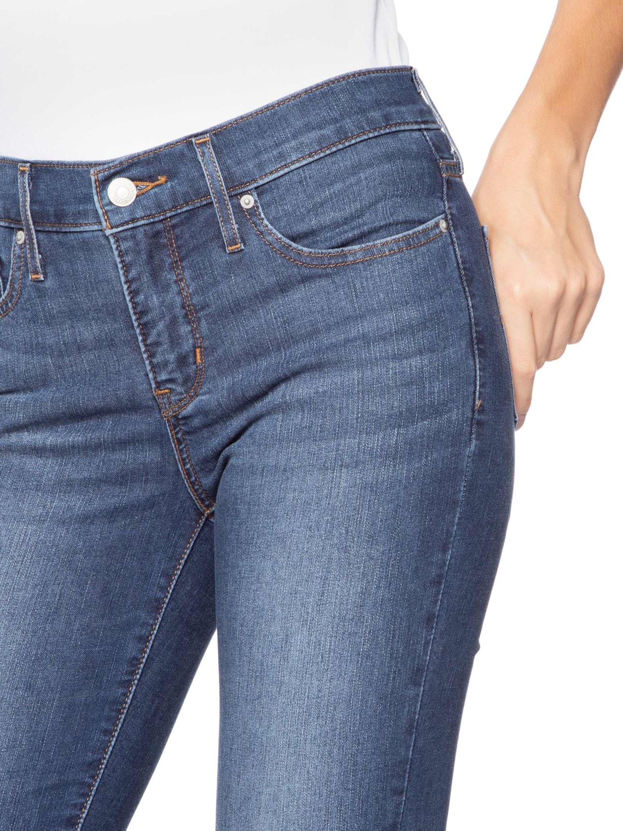 Calça Feminina 311 Shaping Skinny Azul Levi's