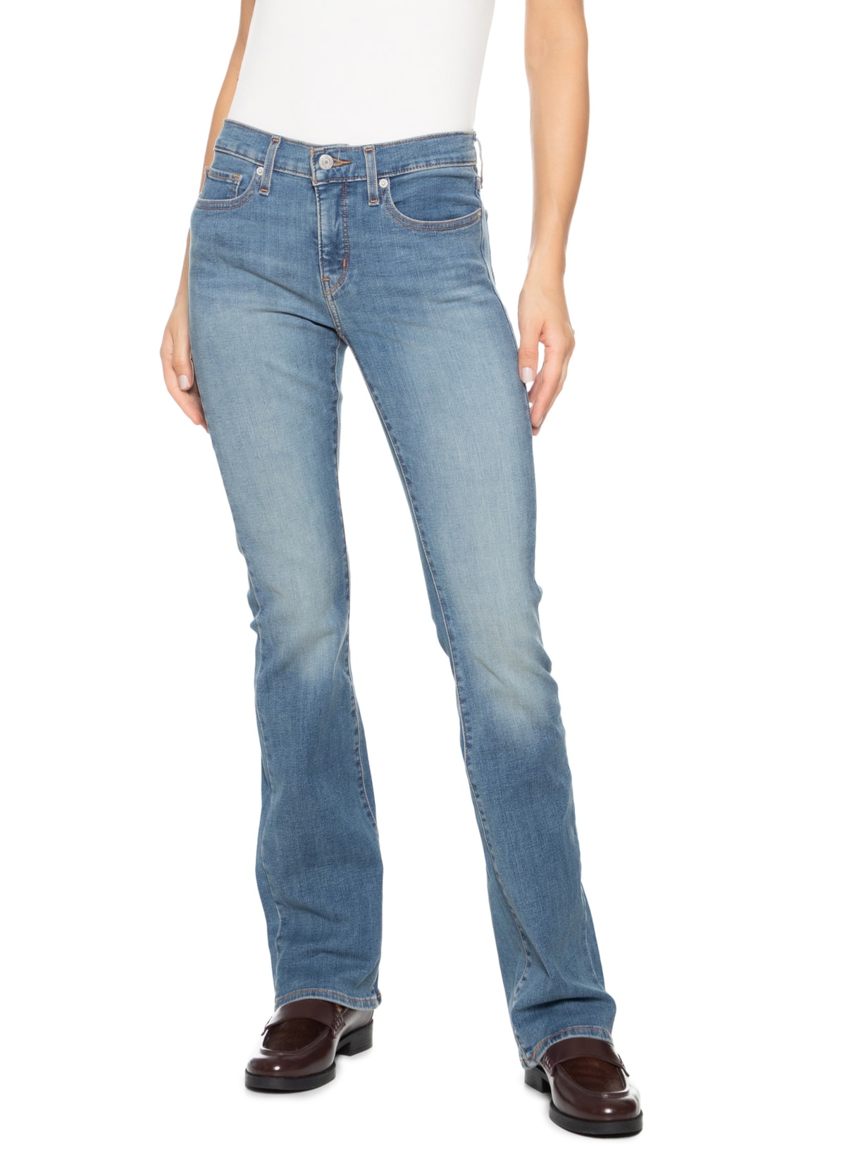 Calça Feminina 315 Shaping Boot Azul Levi's