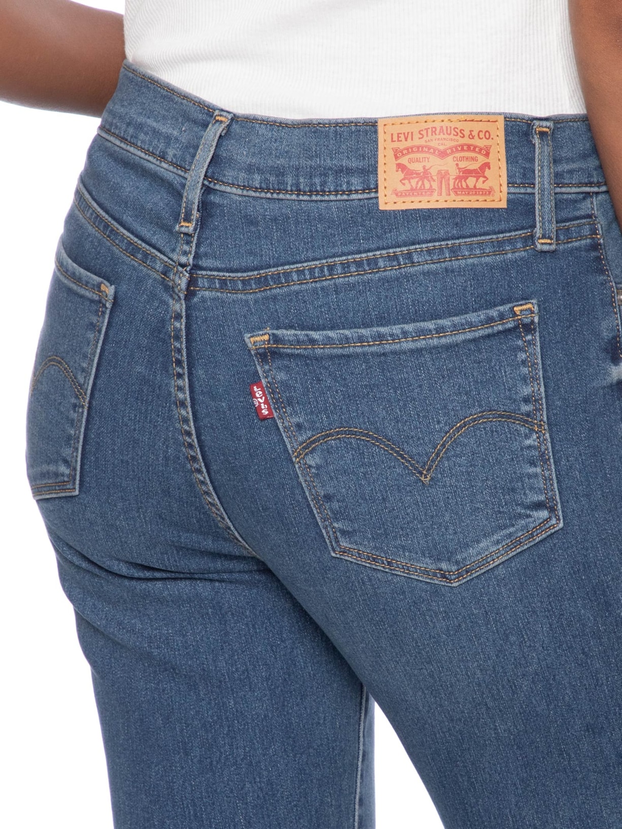 Calça Feminina 315 Shaping Boot Azul Levi's