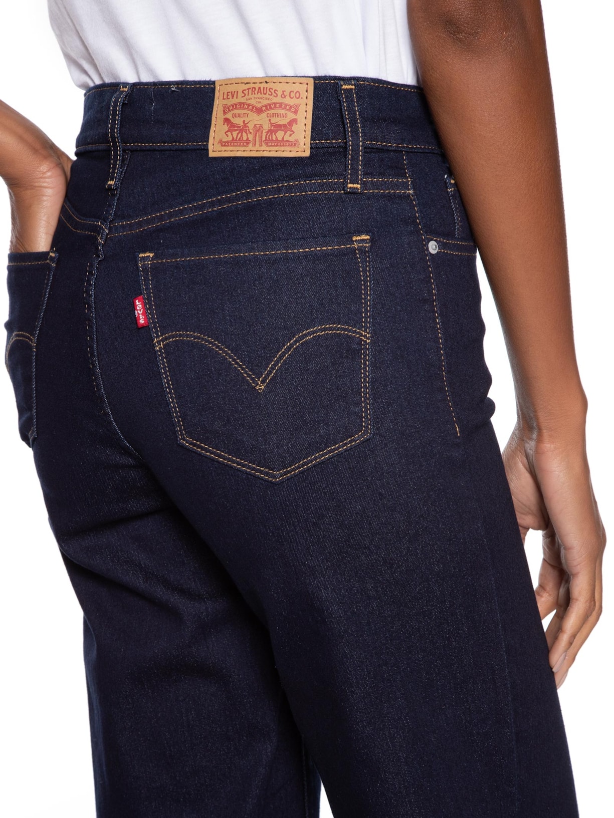 Calça Feminina 318® Shaping Wide Leg Azul Levi's