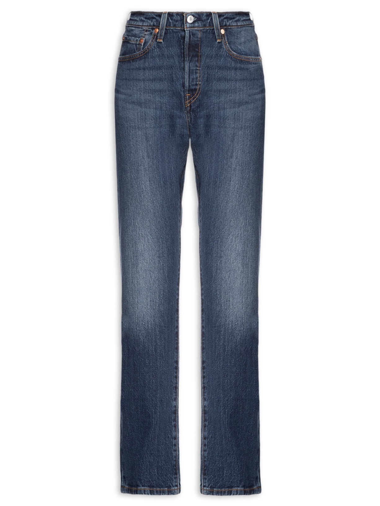 Calça Feminina 501 Curve - Azul