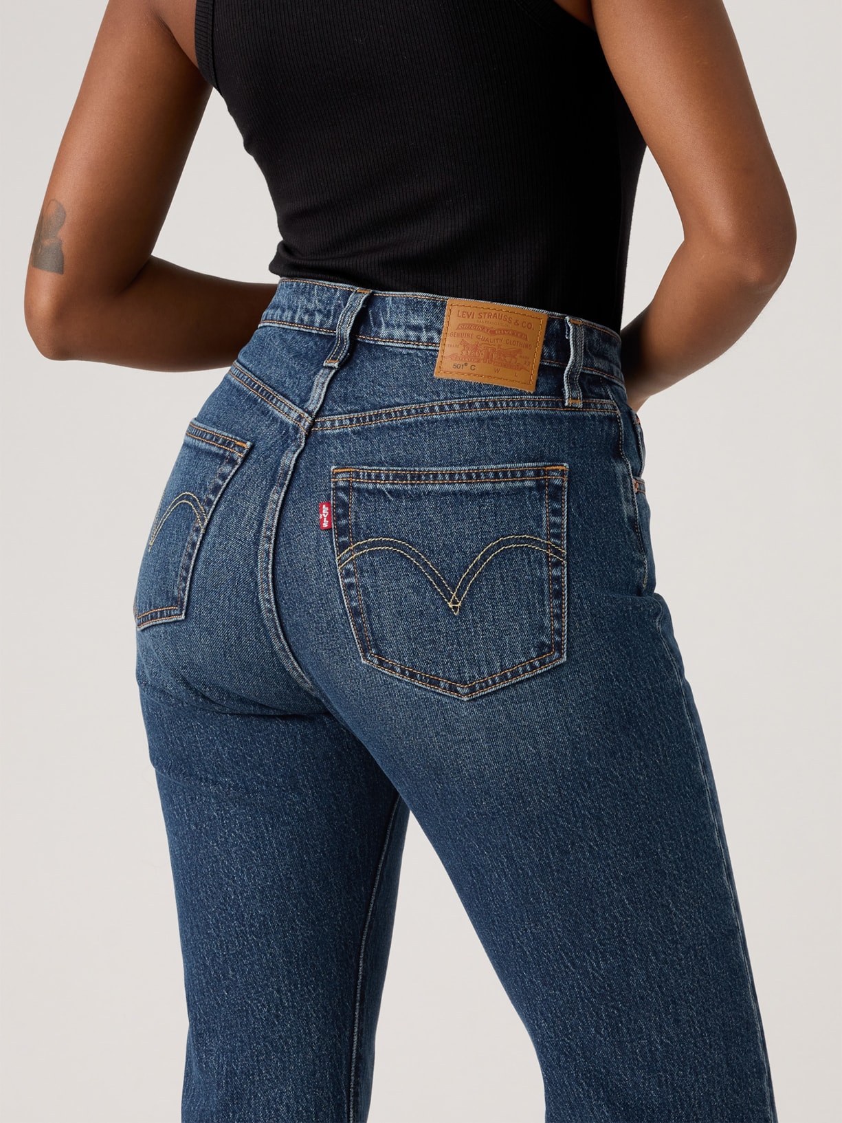 Calça Feminina 501 Curve Beyonce Azul Levi's + Beyoncé