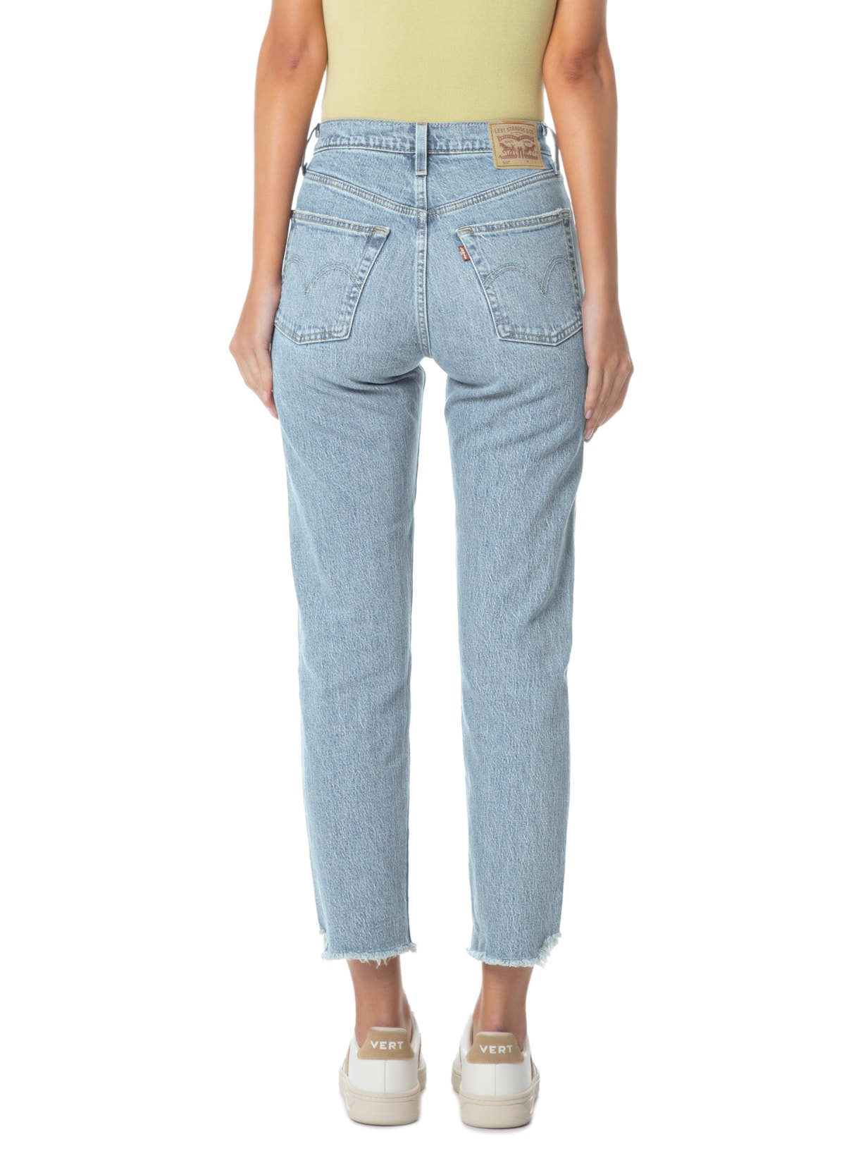 Calça Feminina 501® Crop Azul Levi's