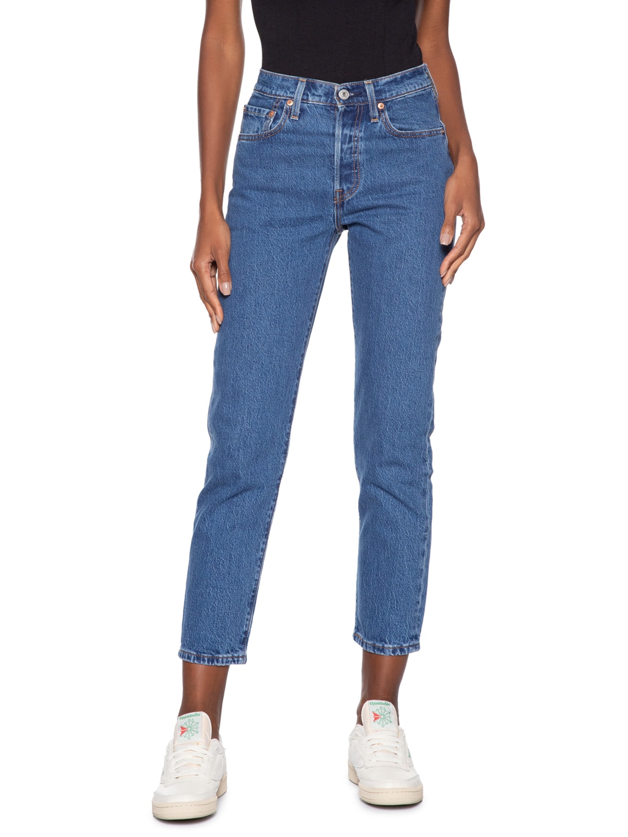 Calça Feminina 501® Crop Azul Levi's