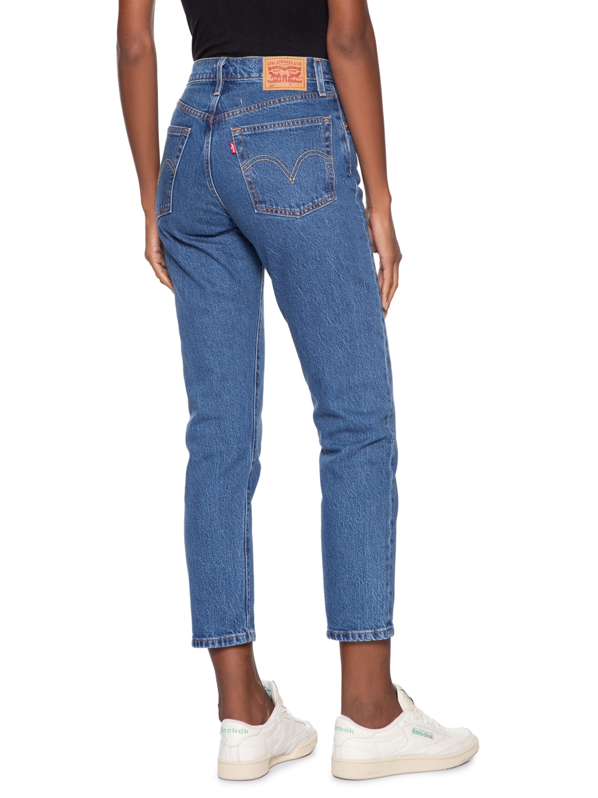 Calça Feminina 501® Crop Azul Levi's