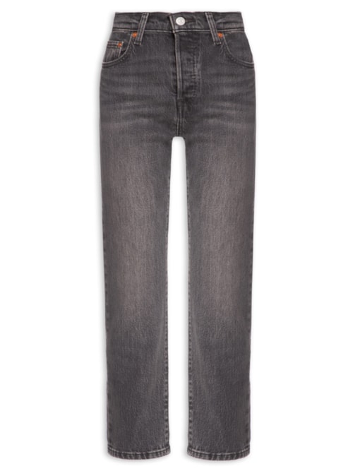 Calça Feminina 501® Crop - Preto