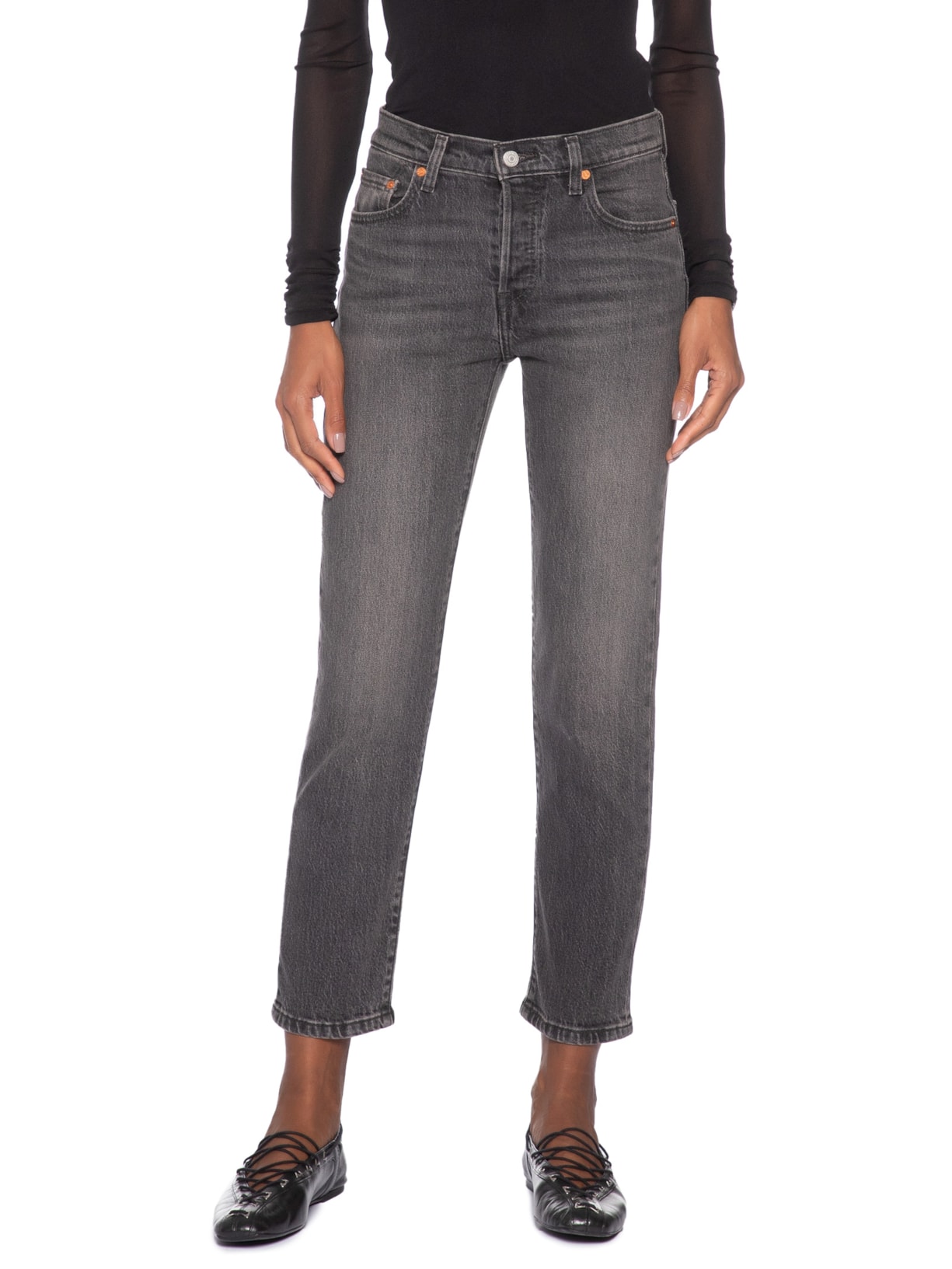 Calça Feminina 501® Crop Preto Levi's