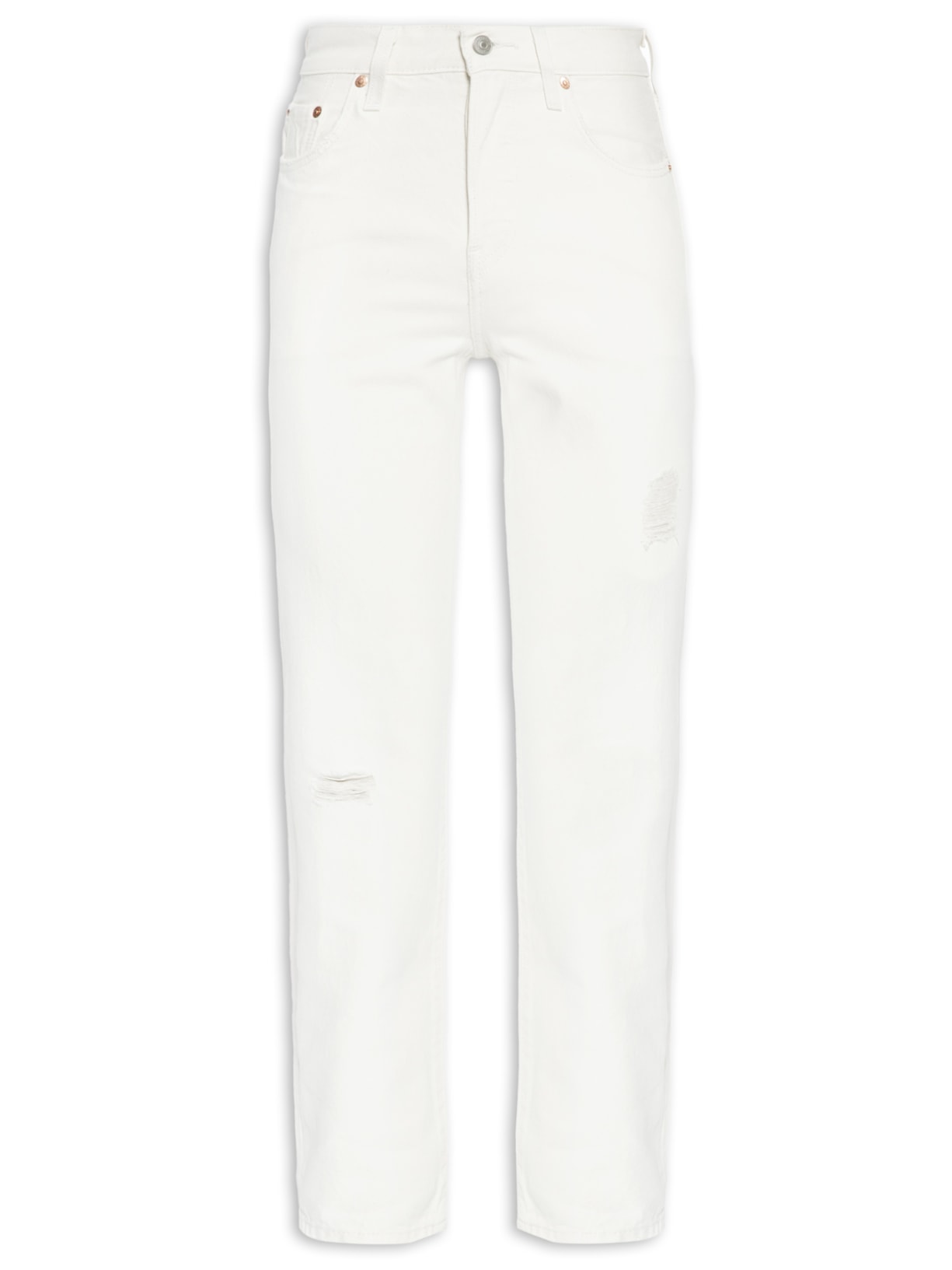 Calça Feminina 501® Cropped - Off White