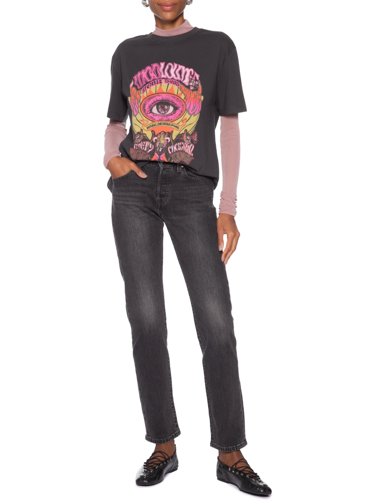 Calça Feminina 501® Curve Preto Levi's
