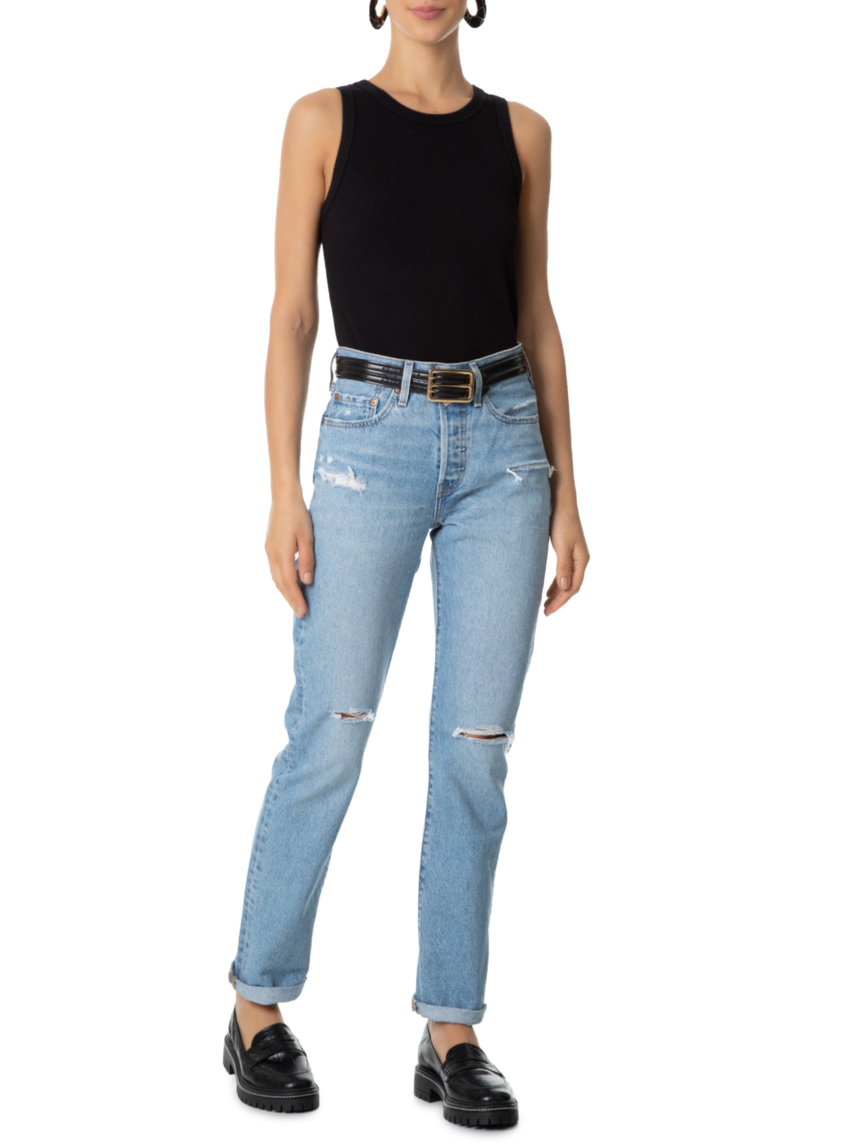 Calça Feminina 501® Jeans For Women Azul Levi's