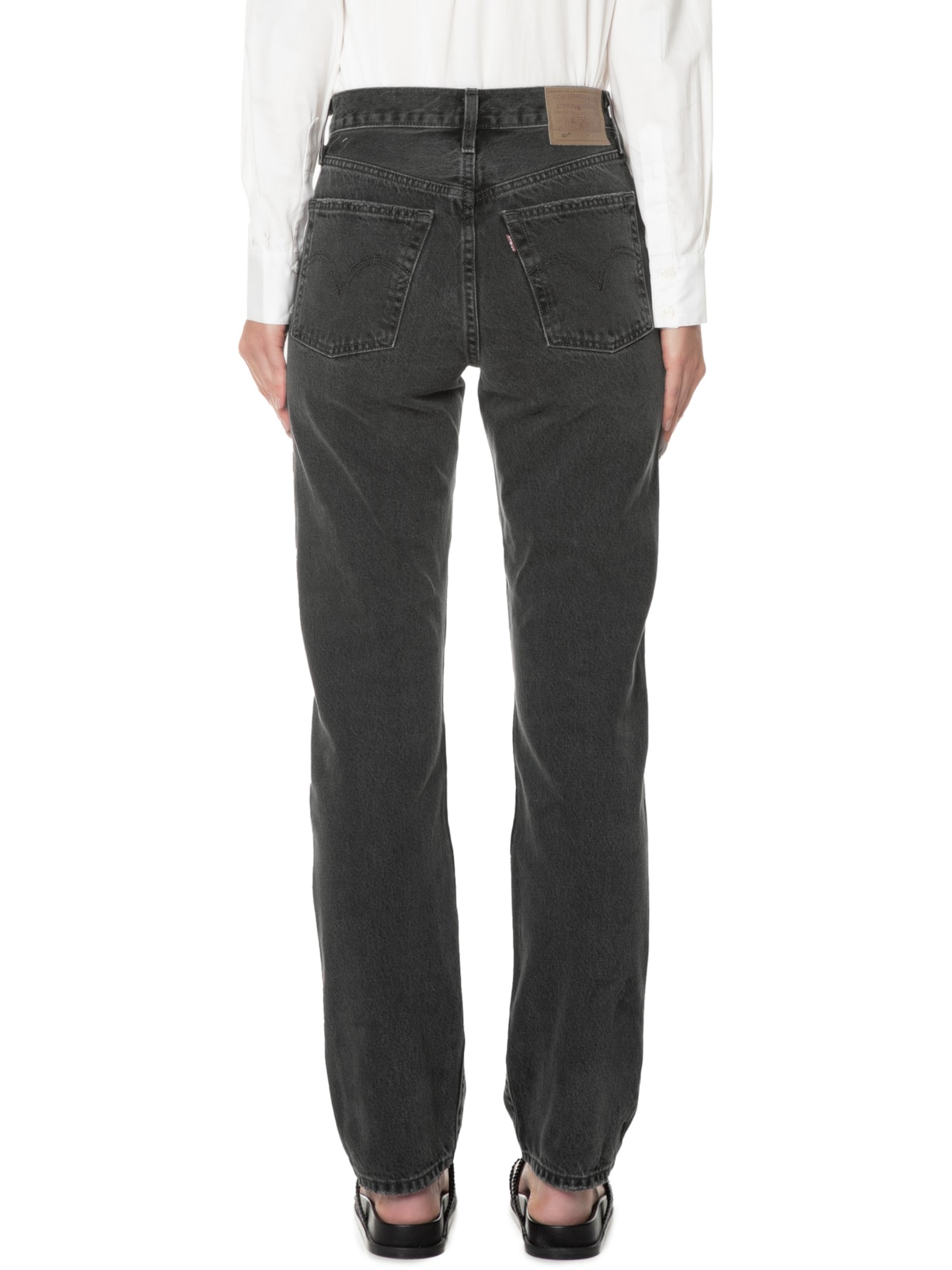 Calça Feminina 501® Sarja For Women Preto Levi's