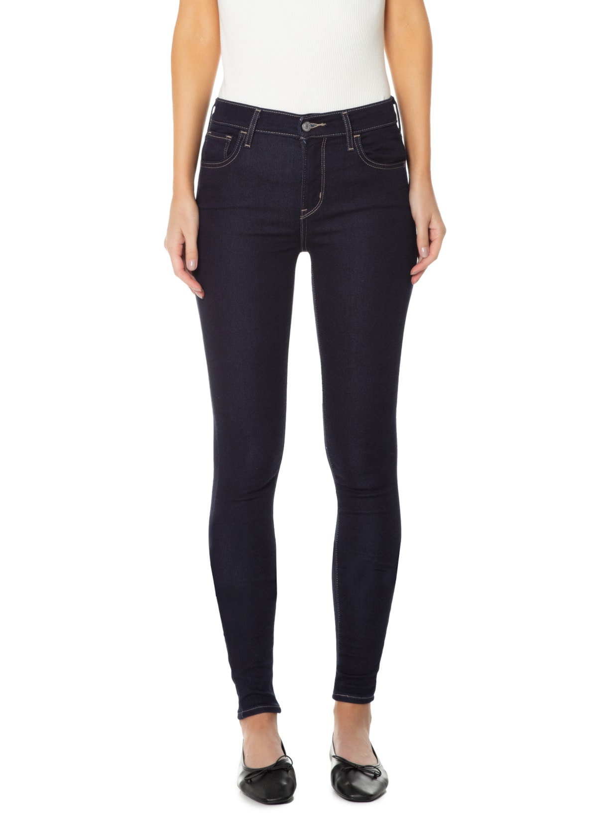 Calça Feminina 720 Hirise Super Skinny Azul Levi's