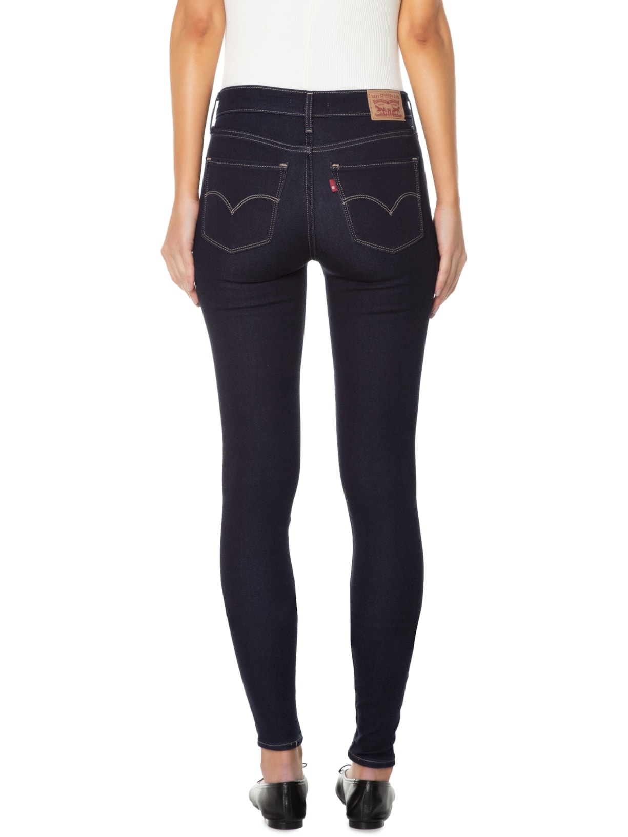 Calça Feminina 720 Hirise Super Skinny Azul Levi's