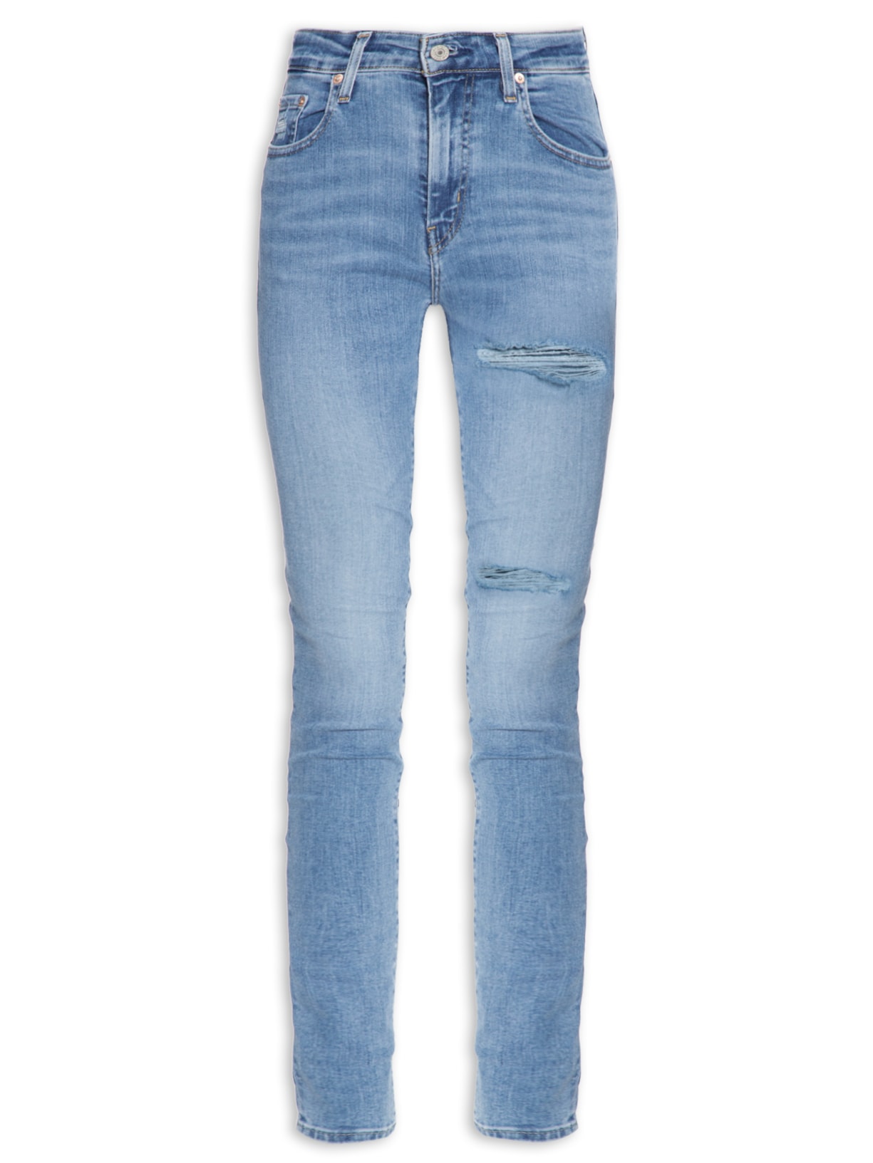 Calça Feminina 721 High Rise Skinny - Azul