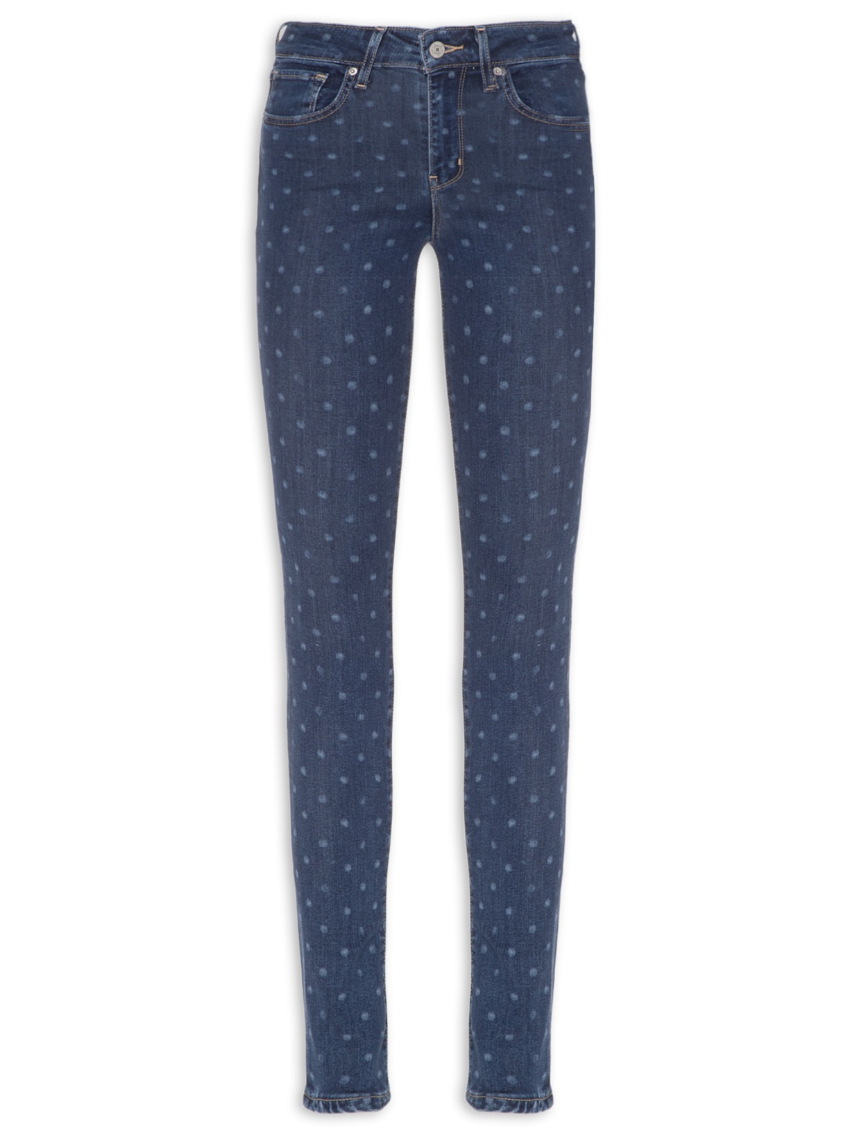 Calça Feminina 721 High Rise Skinny - Azul