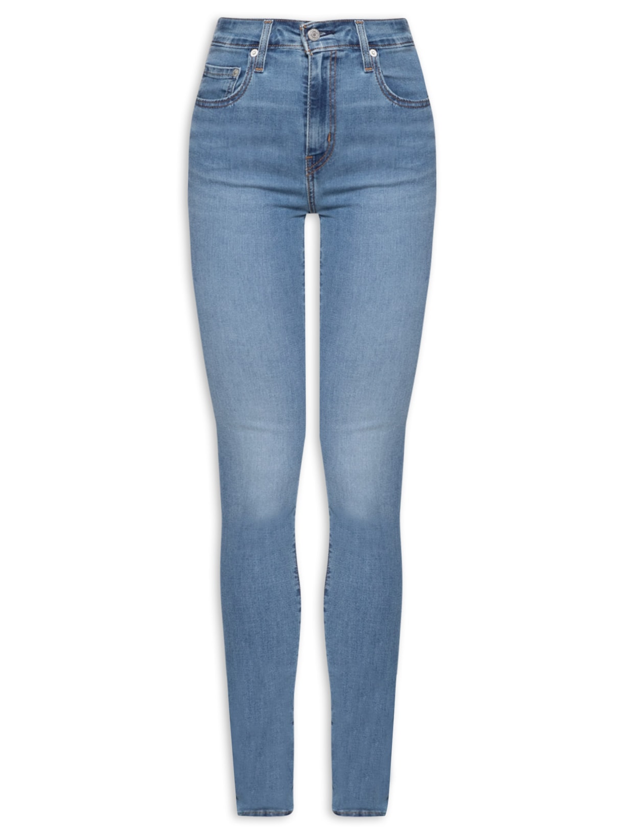 Calça Feminina 721 High Rise Skinny - Azul